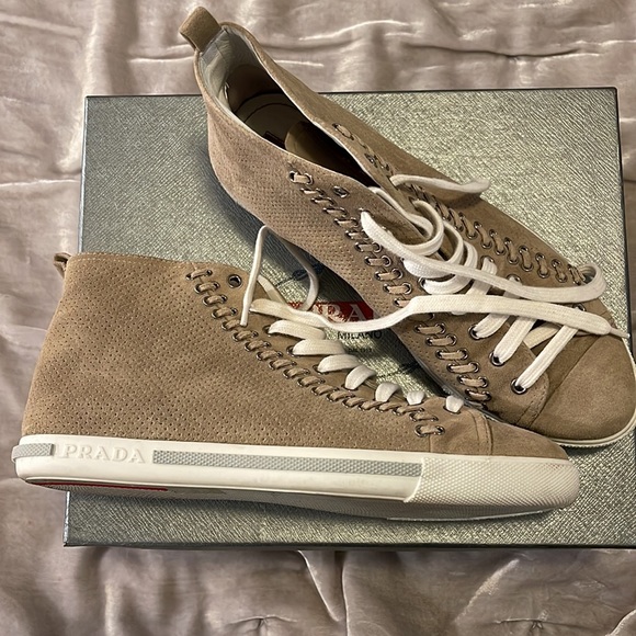 Prada lace up high top Sneakers - Picture 4 of 6